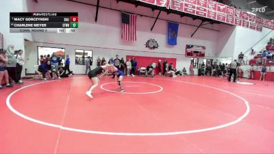 HS 130 lbs Cons. Round 5 - Charlene Meyer, STILLWATER vs Macy Gorczynski, SALINA