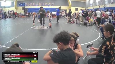 38 lbs Semifinal - Myles Harrison, Mighty Warriors vs Walker Padgett, White Knoll