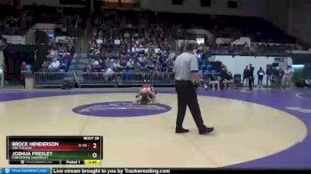 141 lbs Champ. Round 1 - Joshua Presley, Fontbonne University vs Brock Henderson, Coe College