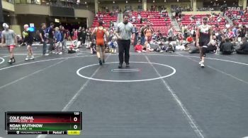 130 lbs Round 4 (6 Team) - Cole Genail, Midwest Elite vs Noah Wuthnow, SlyFox Black