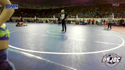 65 lbs Quarterfinal - Graycie Card, Tulsa Blue T Panthers vs Lilo Gebara, Frontenac Youth Wrestling Club