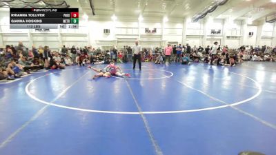 113 lbs Round Robin 3 - Rhianna Tolliver, Pheonix Wrestling-Girls vs Gianna Hoskins, Metro All-Stars-Girls