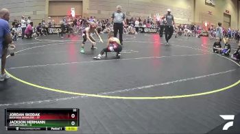 65 lbs Quarterfinals (8 Team) - Jordan Skodak, Backyard Brawlers vs Jackson Hermann, Untouchables