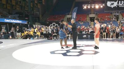 285 lbs Champ. Rd Of 128 - Carter Engebretson, ND vs Anthony Kugmeh, MN