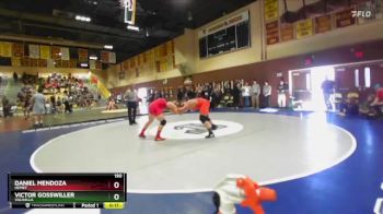 190 lbs Cons. Round 6 - Victor Gosswiller, Valhalla vs Daniel Mendoza, Hemet