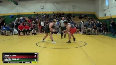 285 lbs Cons. Round 3 - John Flores, WAUSEON vs Brycen Dunlap, MONROEVILLE