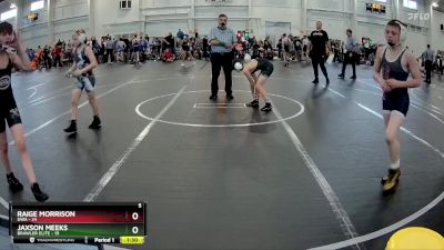 88 lbs Round 2 (10 Team) - Raige Morrison, DWA vs Jaxson Meeks, Brawler Elite