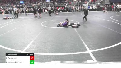 46 lbs Quarterfinal - Ivan Torres, Chickasha Youth Wrestling vs Clayton Janorschke, CIWC Team Intensity