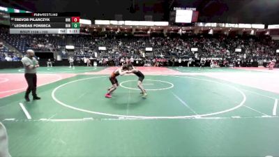 120 lbs Champ. Round 1 - Leonidas Fonseca, DONA vs Trevor Pilarczyk, BRK3