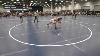 157 lbs Semis - Jaiden Oliver, Lake Gibson High School Wrestling vs Samuel Zanton, Team Nazar Training Center