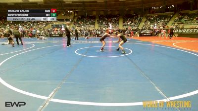 95 lbs Consi Of 8 #2 - Harlow Exline, Hawkeye Wrestling Academy vs Devyn Vincent, Shelton Wrestling Academy