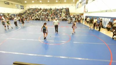 120 lbs Quarterfinal - Kamila Cerna, Southwest Stallions WC vs Irini Poka, Monster Garage Wrestling Club