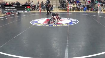 75 lbs Champ. Round 1 - Isaiah Ebner, DGF vs Micky Jackson, Pinnacle Wrestling