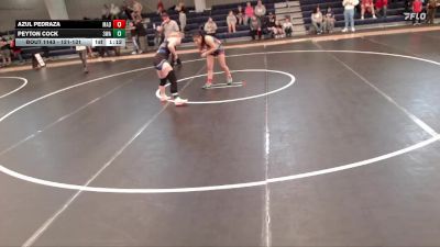 121-131 lbs 5th Place Match - Azul Pedraza, Madison vs Peyton Cock, 308 Wrestling Academy