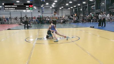 64 lbs Round 4 - 1:30pm Friday - Taze Daniels, West Coast Elite vs Weston Gibson, Ranger Wrestling Club