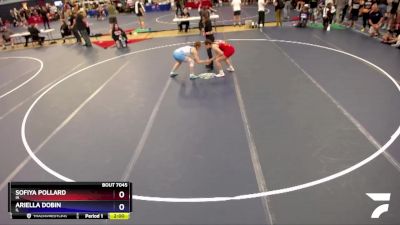 124 lbs Quarterfinal - Sofiya Pollard, IA vs Ariella Dobin, IL