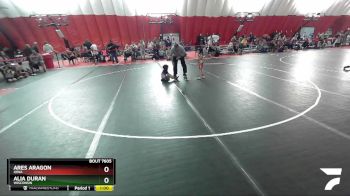 43-43 lbs Round 1 - Ares Aragon, Iowa vs Alia Duran, Wisconsin