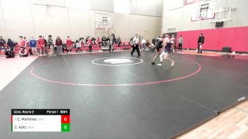 113 lbs Cons. Round 2 - Cruz Martinez, Cascade vs Carter Katz, Columbia (Burbank)