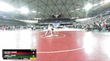 4A 175 lbs Champ. Round 1 - Tayten Cissne, Chiawana vs Jarell David, Lake Stevens