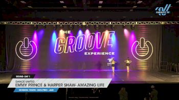 Dance United - Emmy Prince & Harper Shaw- Amazing Life [2023 Youth - Duo/Trio - Jazz Day 1] 2023 GROOVE Dance Grand Nationals