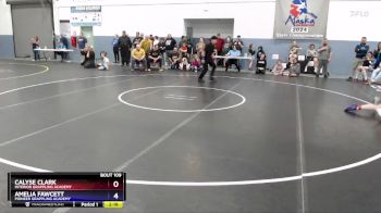 155 lbs Round 2 - Amelia Fawcett, Pioneer Grappling Academy vs Calyse Clark, Interior Grappling Academy