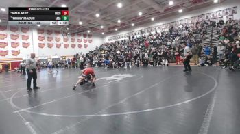 132 lbs Quarterfinal - Timmy Mazur, Lake Catholic vs Paul Ruiz, Buchanan