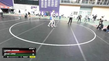 125-130 lbs Round 2 - Cayden Johnson, MO vs Bryan Lopez, ID