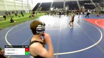 95 lbs Semifinal - Carlos Melgoza Iii, Team Selma vs Aidan Hernandez, Gold Rush