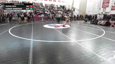 145 lbs 3rd Place - Sophia Fritz, Salem vs Cassidy Robertson, Northeast Metro Tech/Bishop Fenwick