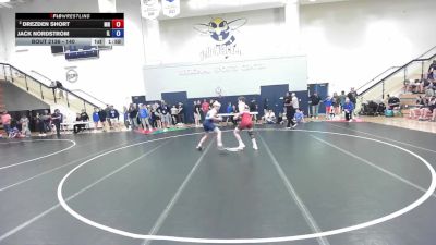 155 lbs Champ. Round 2 - Drezden Short, MN vs Jack Nordstrom, IL