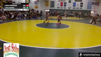 120 lbs 3rd Place Match - Layla Rivera, Hamilton West vs Liana Rodriguez, Roselle Park