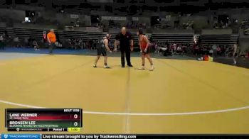 130 lbs Cons. Round 1 - Lane Werner, St. Cloud Tech vs Bronsen Lee, Blooming Prairie/Hayfield/Westfield