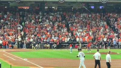 WATCH: Simone Biles Throw The First Pitch At The 2019 World Series