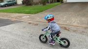 Landon look ma no training wheels