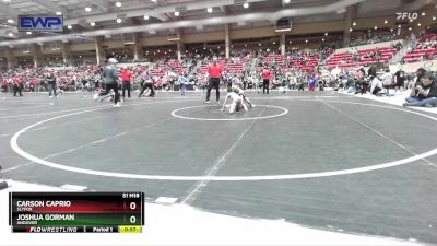 58 lbs Cons. Round 5 - Carson Caprio, Slyfox vs Joshua Gorman, Andover