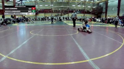 120 lbs Champ. Round 1 - Rocco Lombardo, Malvern Prep vs Jose Cordero, Cleveland