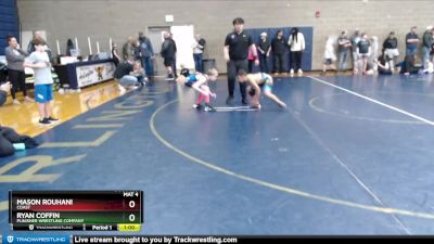 74 lbs Cons. Round 3 - Mason Rouhani, Coast vs Ryan Coffin, Punisher Wrestling Company