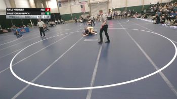 190 lbs Finals (8 Team) - Kyle Kuehler, Pierce vs Preston Burbach, Central City