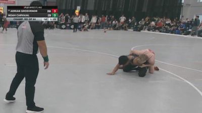 157 lbs Champ. Rd Of 64 - Noah Carvajal, Izzy Style Wrestling vs Adrian Grosvenor, Siouxland Wrestling Academy