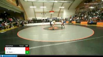 125 lbs Quarterfinal - Mckay Clark, Henley vs Klaira Flatt, Toledo