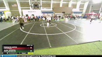 125 lbs Semifinal - Madalyn Hatch, Team Wyoming vs Aleia Apostol, Socal Grappling Club