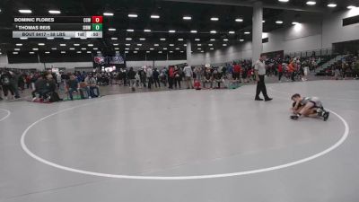 58 lbs Cons. Sub-semis - Thomas Reis, Southern Illinois Bulldogs WC vs Dominic Flores, Cory Clark Wrestling
