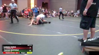 120 lbs Cons. Semi - Carson Owens, Stl Warriors vs Thomas Heatwole, Alpha Elite