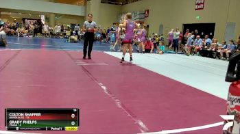 125 lbs Champ Round 1 (16 Team) - Colton Shaffer, Moyer Elite vs Grady Phelps, TNAAU