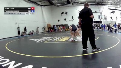 124 B Champ. Round 1 - Alexis Holman, Lindsey Wilson University vs Jamie Cook, Northern Michigan University