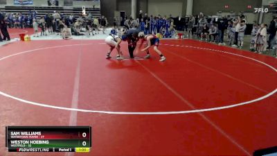 130 lbs Semis (4 Team) - Sam Williams, Watertown-Mayer vs Weston Hoebing, Westfield