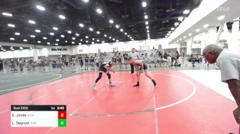102 lbs Consi Of 4 - Elijah Jones, Rkda vs Luke Degroat, Dominate WC