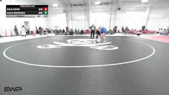 190 lbs Final - Julia Davis, Guthrie vs Dalis Driggers, Newkirk Girls