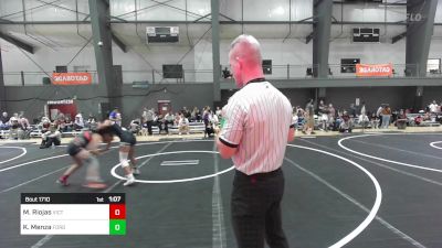 116 lbs Quarterfinal - Malia Riojas, Victory Wrestling-Central WA vs Kyler Menza, Ford Dynasty WC