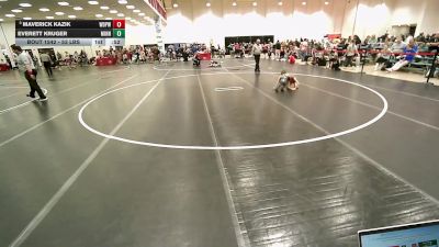53 lbs 3rd Place Match - Maverick Kazik, West De Pere Wrestling Club vs Everett Kruger, Minnesota